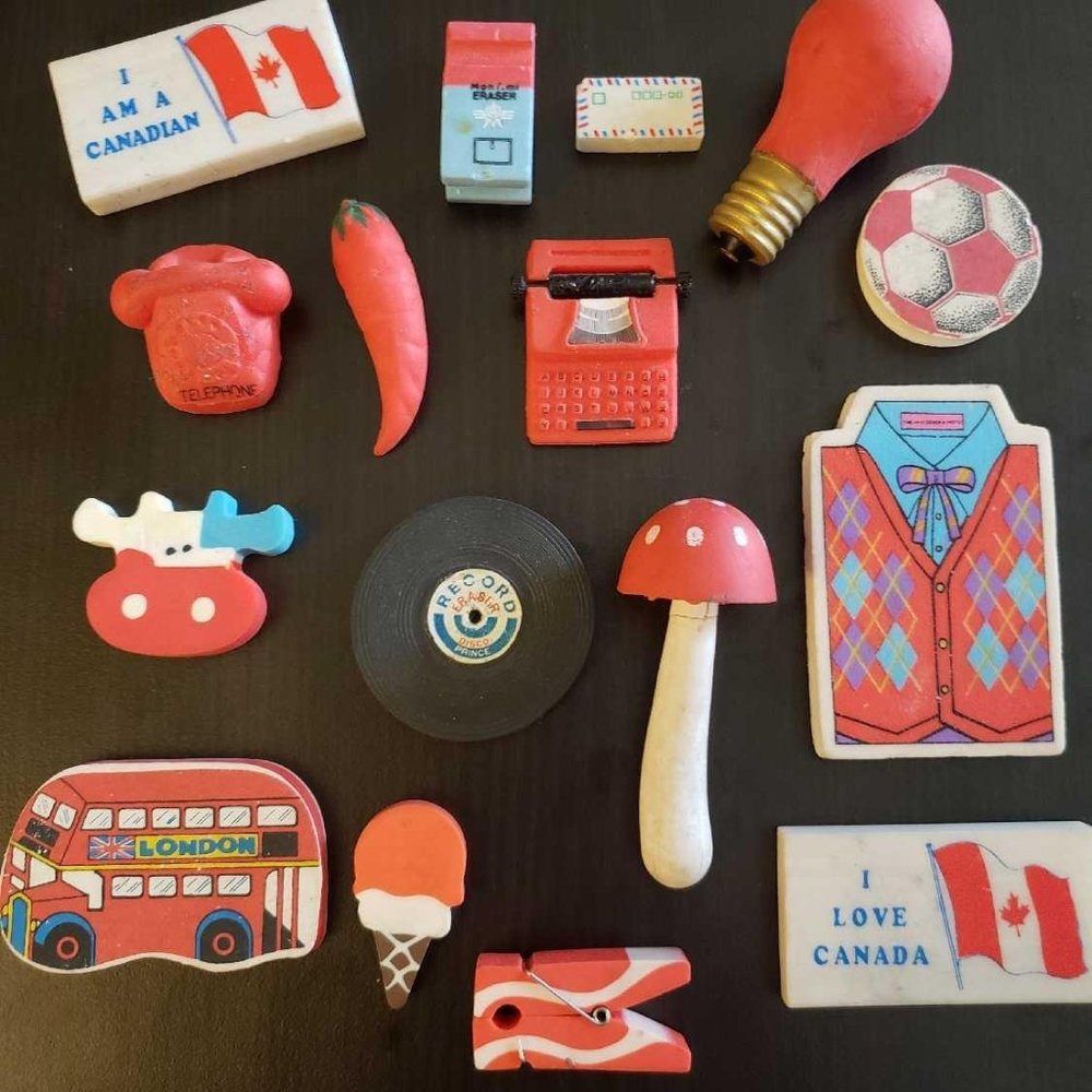 VINTAGE ERASERS BUNDLE